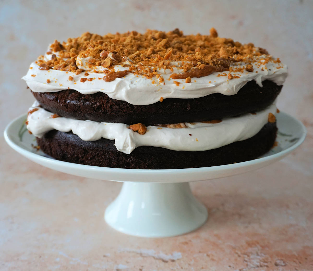 Devil's Food Cake With Hazelnut Praline Recipe Cuisine Fiend